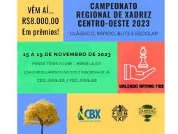 FENAC & FENAJ 2023 - Campeonatos Brasileiros de Menores Clássico, Rápido e  Blitz